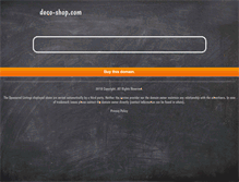 Tablet Screenshot of deco-shop.com